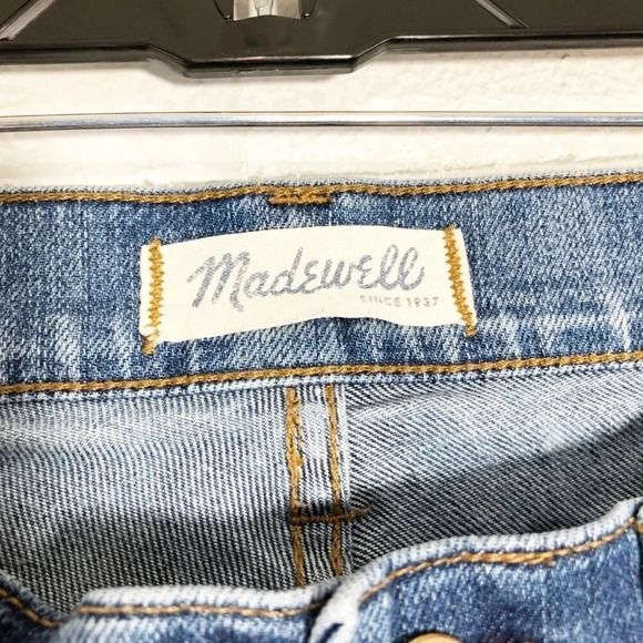 Madewell High Riser Distressed Skinny Jeans Women's Waist Size 27 - Picture 5 of 7